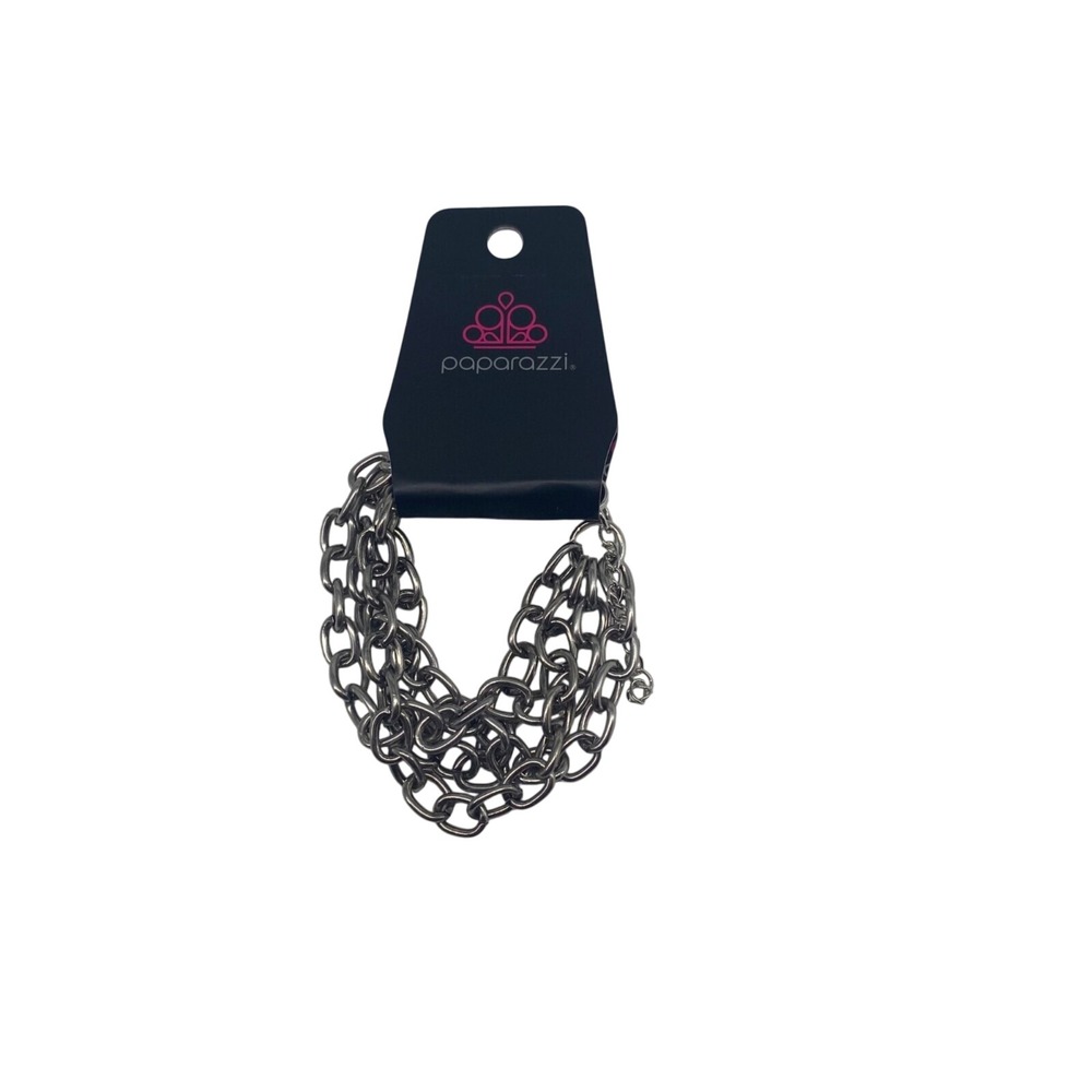 Paparazzi Jewelry Fast Ball Sliver Bracelet Item 106
